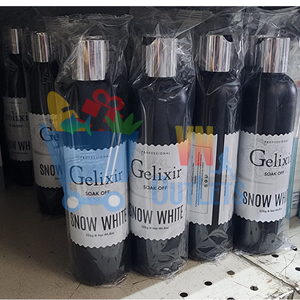 Gelixir Gel Polish Snow White Refill 8 oz #090