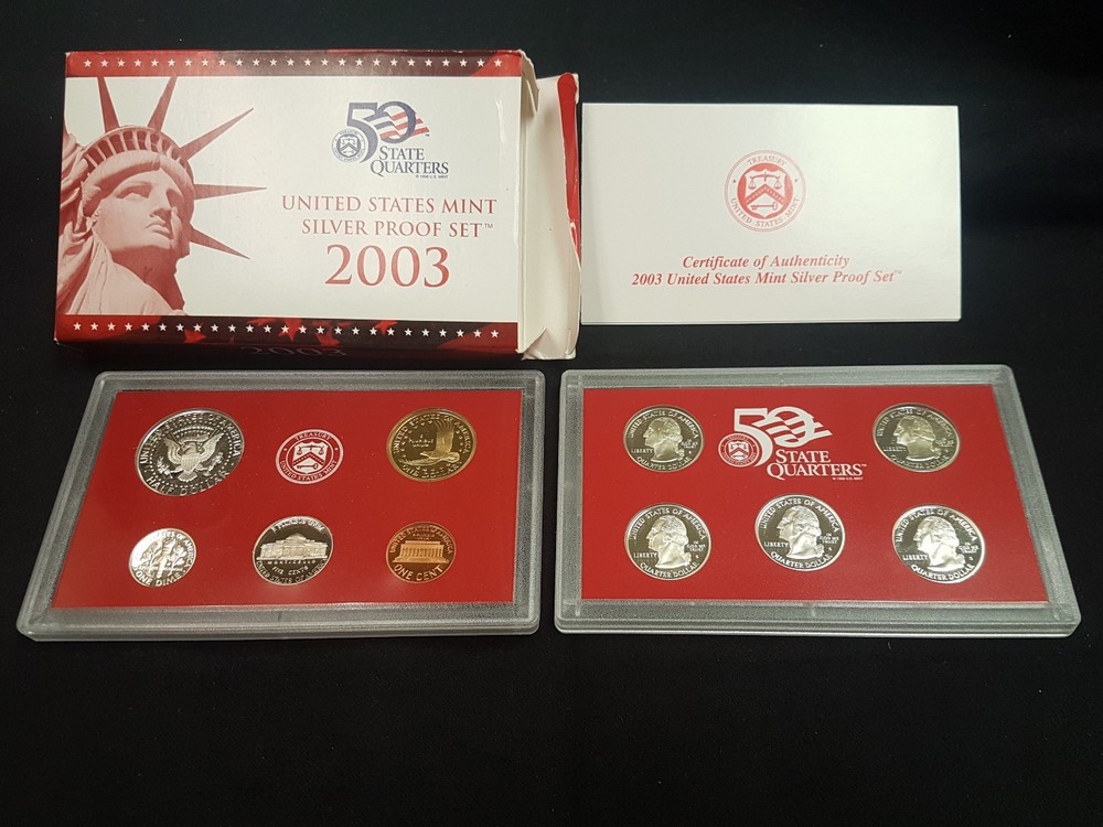 2003-s U.S. Silver Proof Set. Complete and Original.