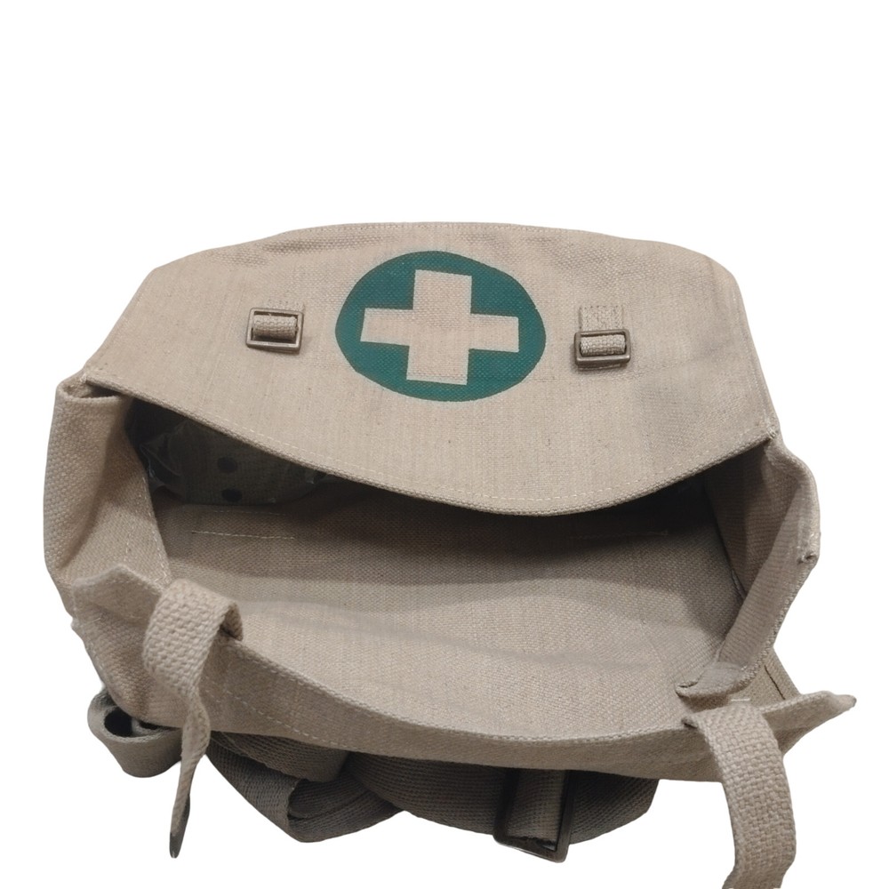 Medic Messenger Bag Adjustable Shoulder Strap Canvas , , Khaki,