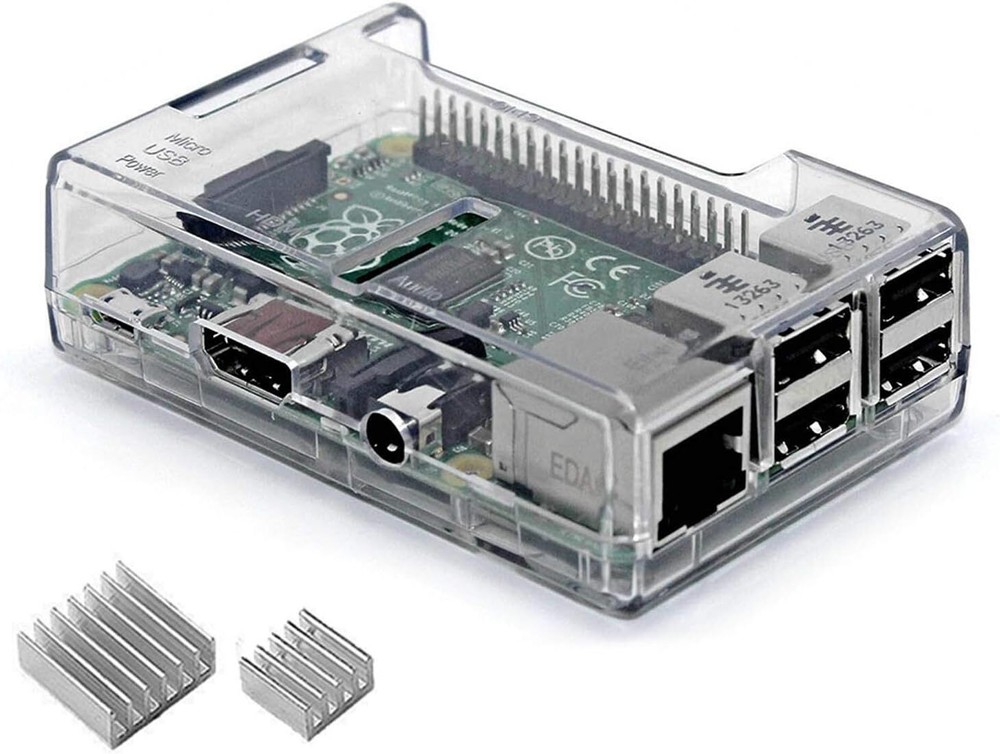 Caja Raspberry Pi 3 B+, Caja Raspberry Pi 3 Modelo B+ Transparente Con Ra