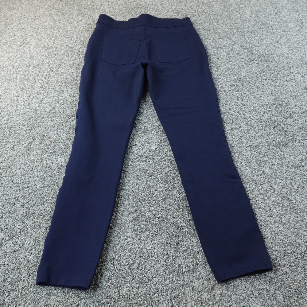 Spanx Pants Womens M Blue Pull On Leggings High Rise Booty Boost Stretch Jegging