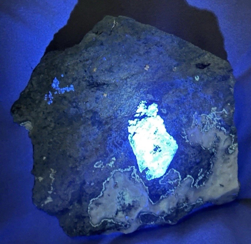 Rare Benitoite Cabinet Size Specimen