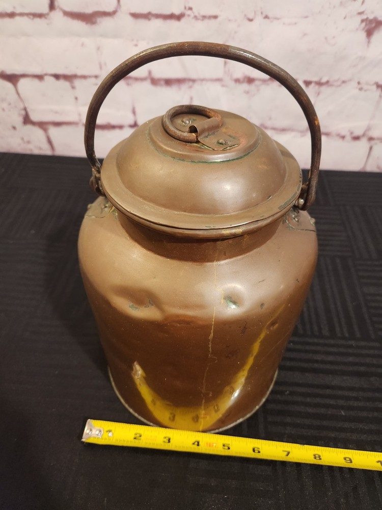 Antique Old Kitchenware Milk Pot/Sugar Storage Container