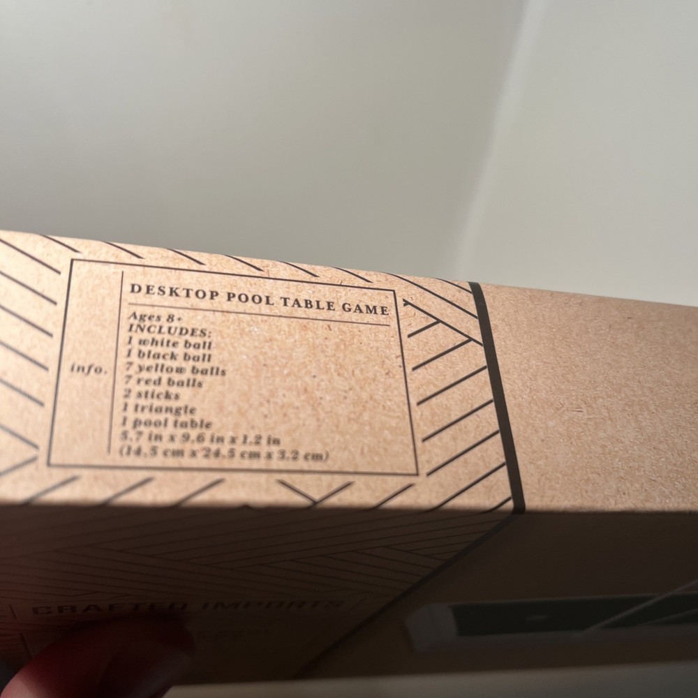 Crafted Imports Desktop Pool Table