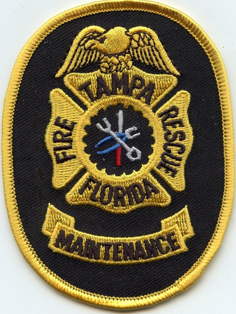 TAMPA FLORIDA FL Maintenance RESCUE FIRE PATCH