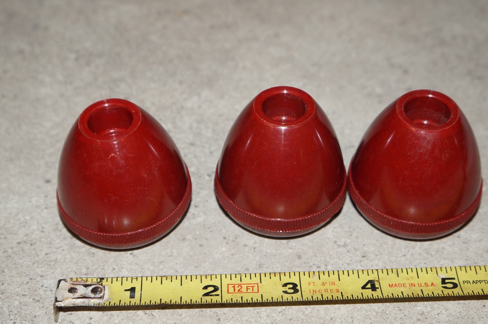 Lot / 25: POK Fire Valve Control Handle Shifter Knobs Phenolic M12-1.75 Threaded