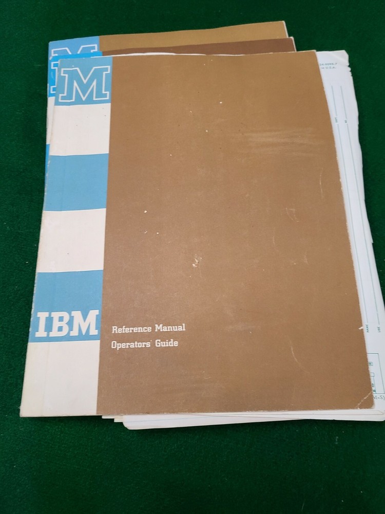 Lot Of 6 IBM Reference Manuals