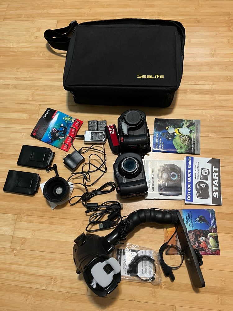 Sealife DC 1400 and 1200 accessories