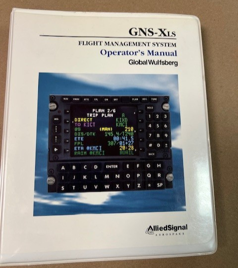 Operator's Manual - GNS-XLS Flight Management System