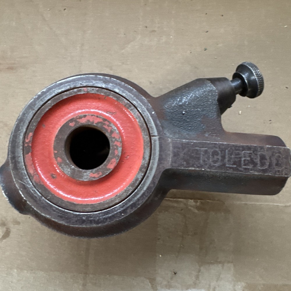 Toledo Pipe Threader No 11 W/ Interchangeable Handle Holder 1/2” Die Works