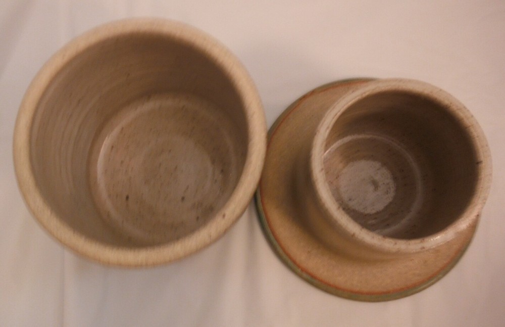 Art Pottery Studio Soft Butter Keeper Ceramic stoneware glazed