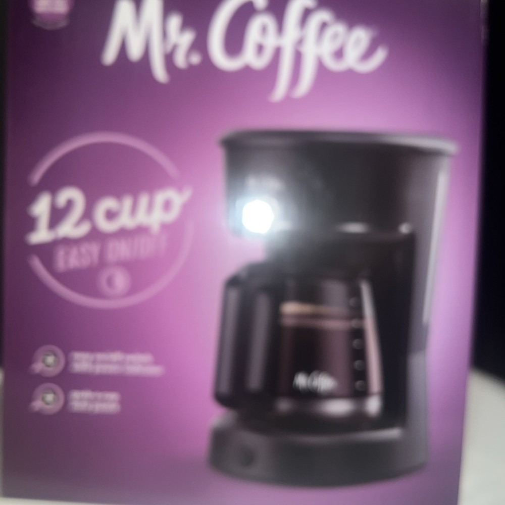 Mr. Coffee 12 Cup Switch Coffee Maker - Black Easy On/off