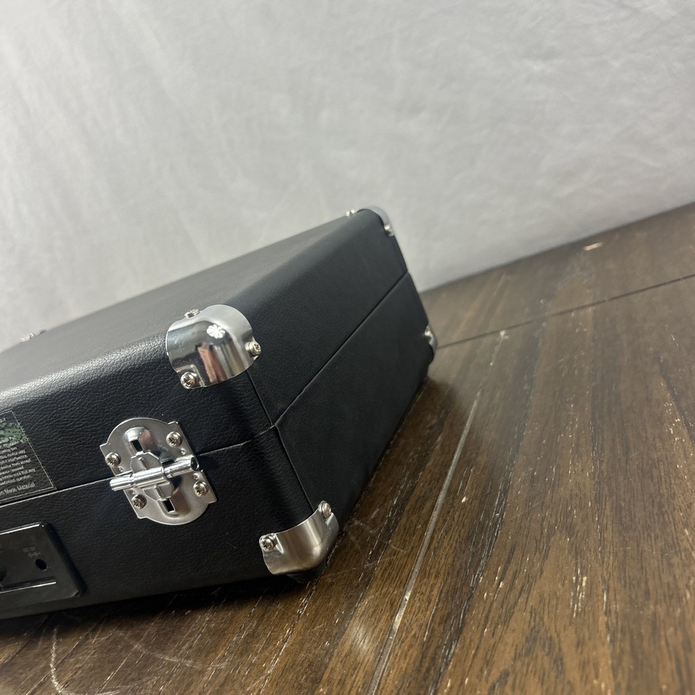 Victrola Journey+ Bluetooth Record Player Suitcase Black Open Box Tested Working