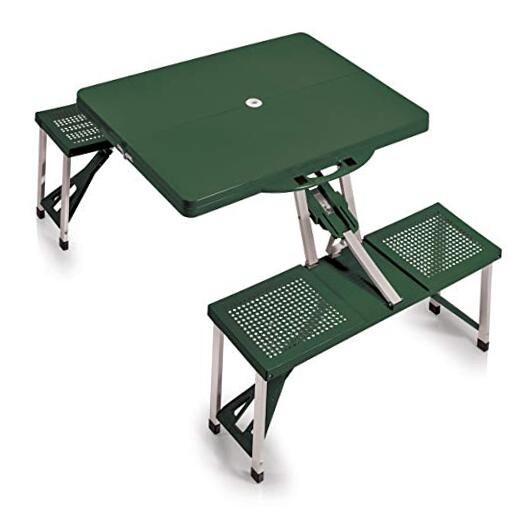Picnic Time Portable Folding Picnic Table with Seating for 4 Green