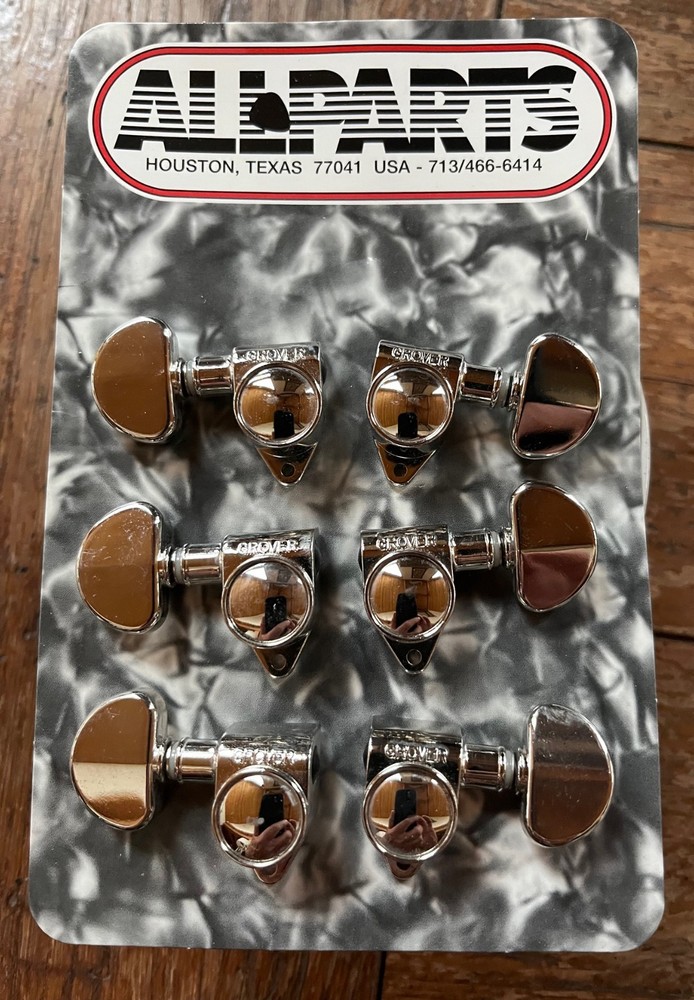 Grover Rotomatic Tuner Set. Nickle Plated