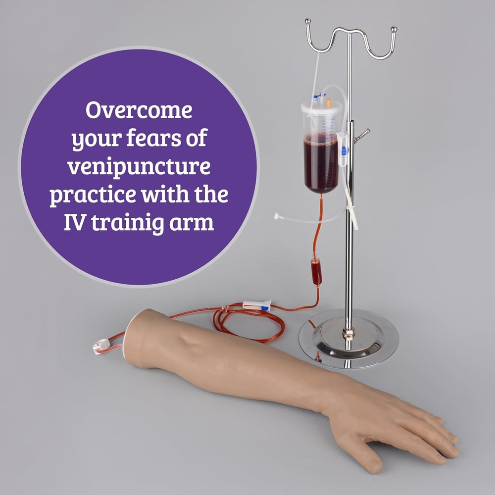 SimCoach Phlebotomy Practice Kit for Injection Training, IV Practice Kit