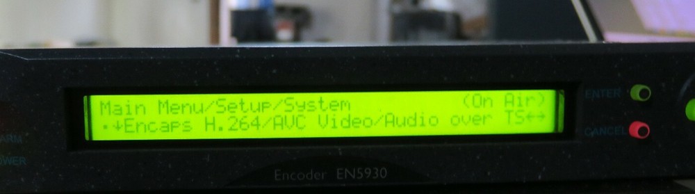 Tandberg en5930 mpeg2 and mpeg4 encoder for composite and hdsdi