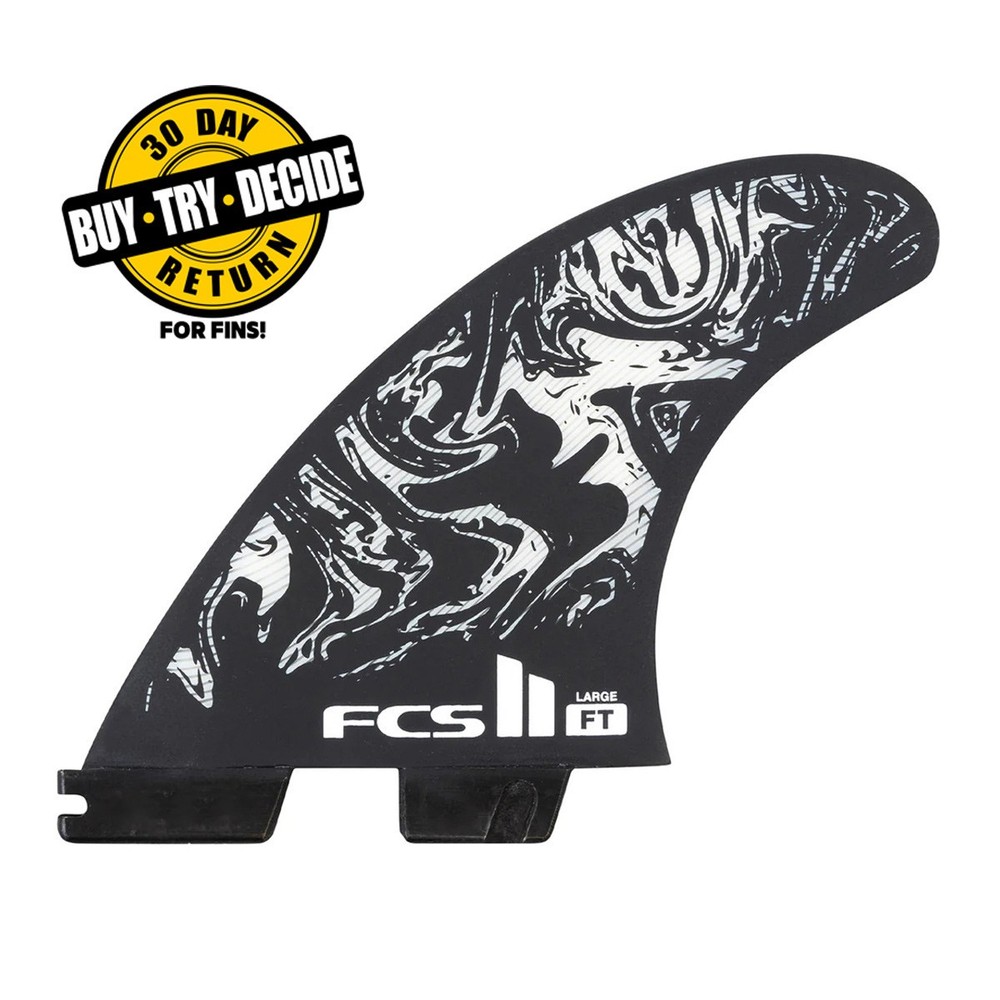 FCS II FT PC Tri Black/White Medium