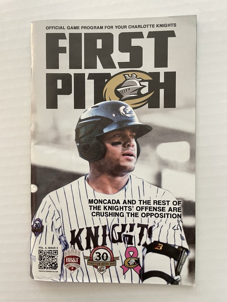 Charlotte Knights Game Program First Pitch 2017
