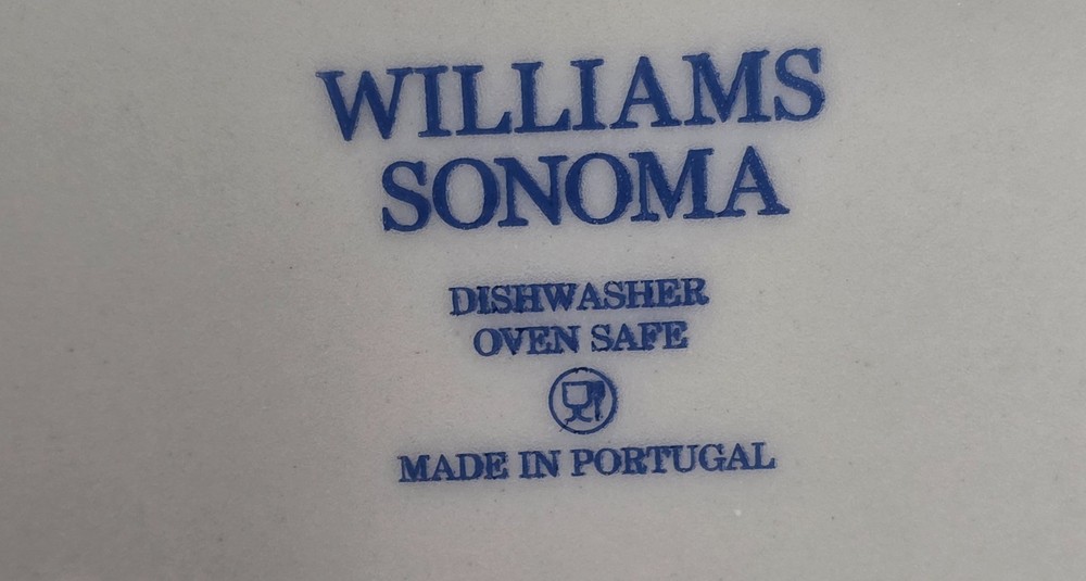 Williams Sonoma Sicily Rectangular Platter 14.25” Portugal Fruit Design