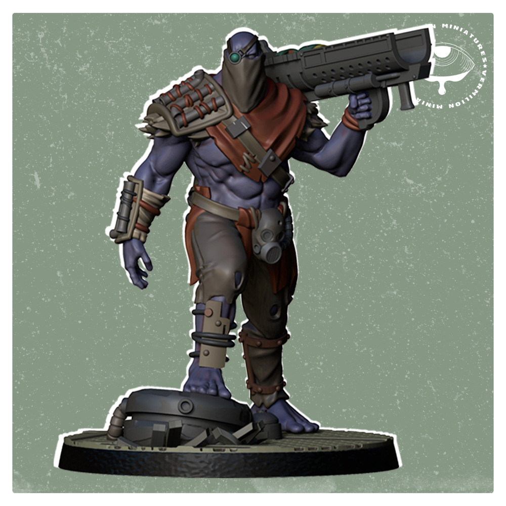 Full Set | Atomic Unity | Vermillion |Wargaming 3D Print Mini