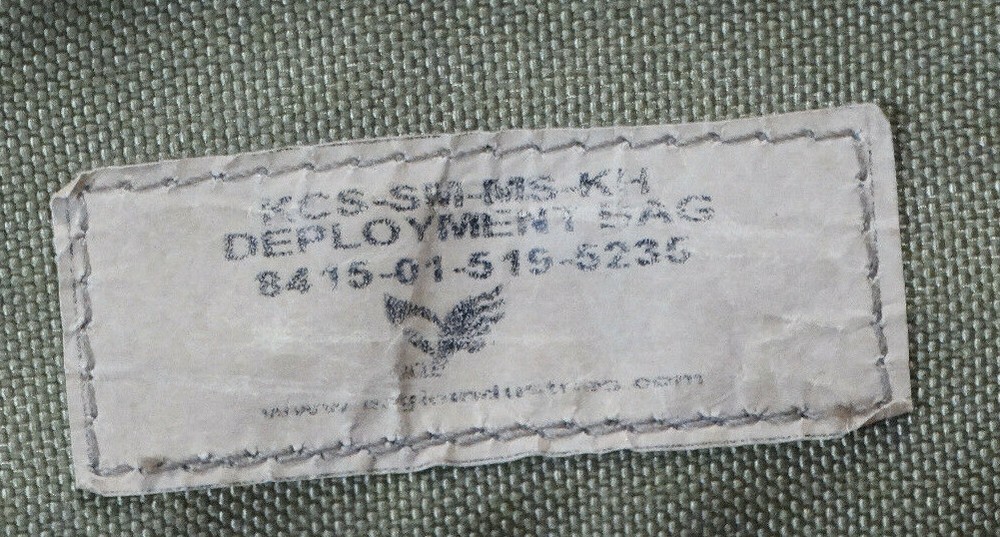 US Military/Eagle Indusries Small Deployment Bag KCS-SM-MS-KH (USED)