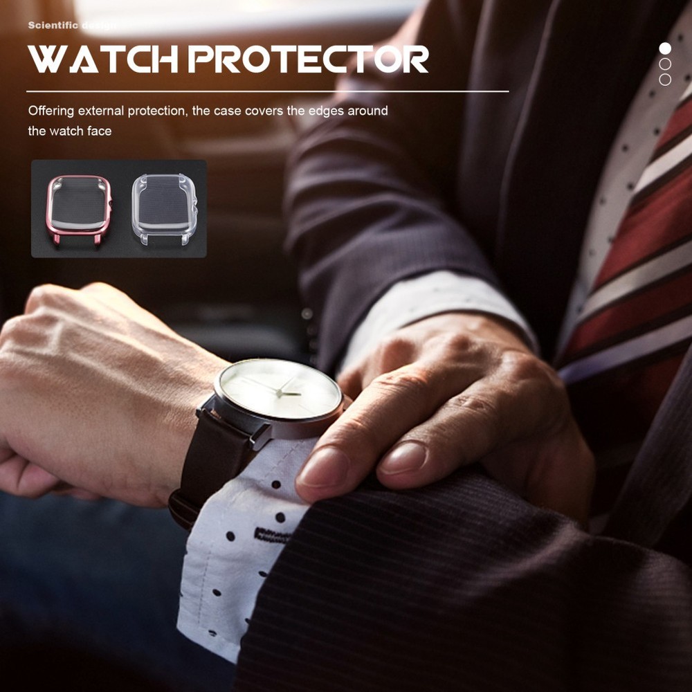 2Pcs Watch Screen Protector Portable Watch Shell Screen Cover Full Case