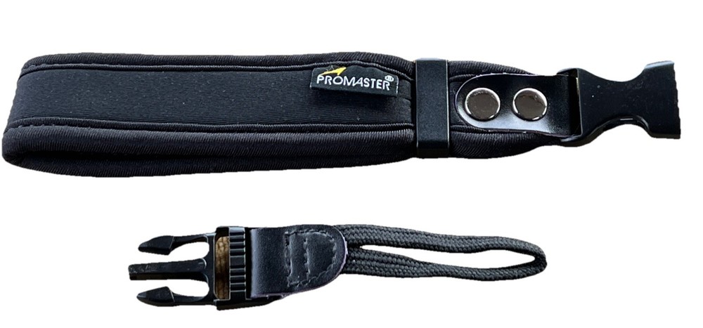 Promaster Detachable Camera Holder Wrist Strap Neoprene Black EUC