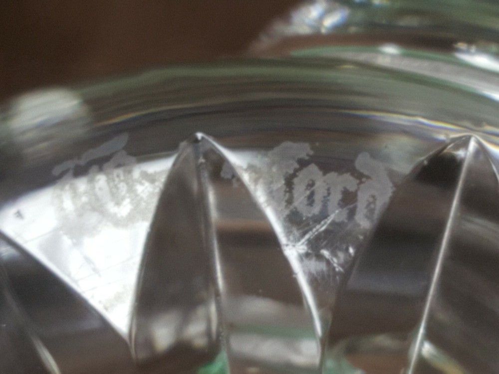 Gorgeous Waterford GiftWare Cramer With Diamond Cuts