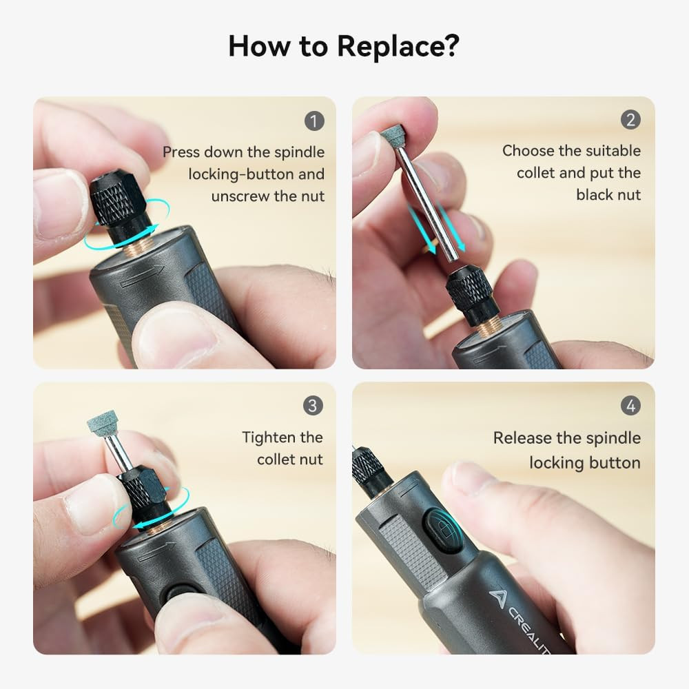 Cordless Rotary Tool Kit with 24PCS Accessories,Multi-Functional, 6 Variable Spe