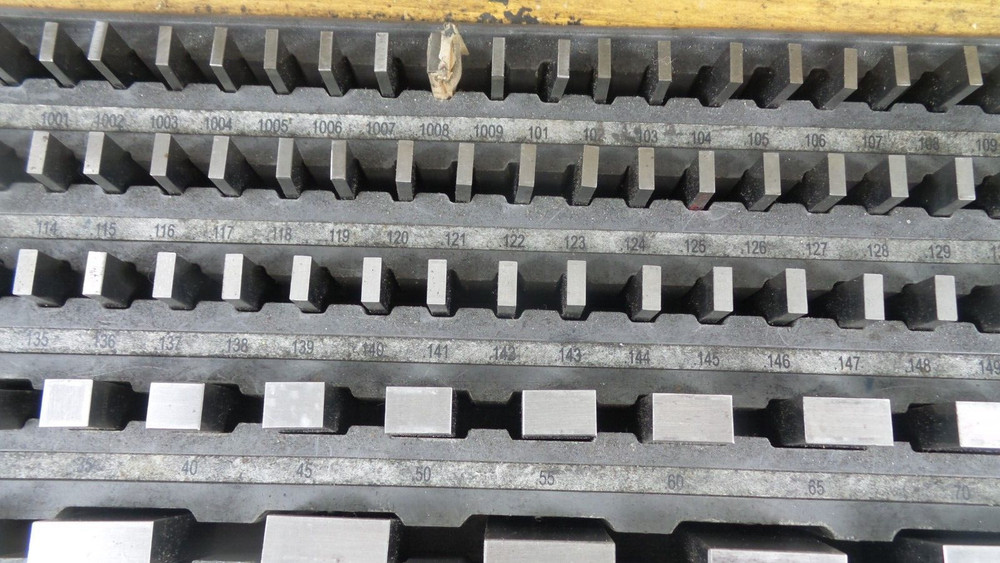 Rectangular Gage Block Set (G126009-1 (AO) BY-74)