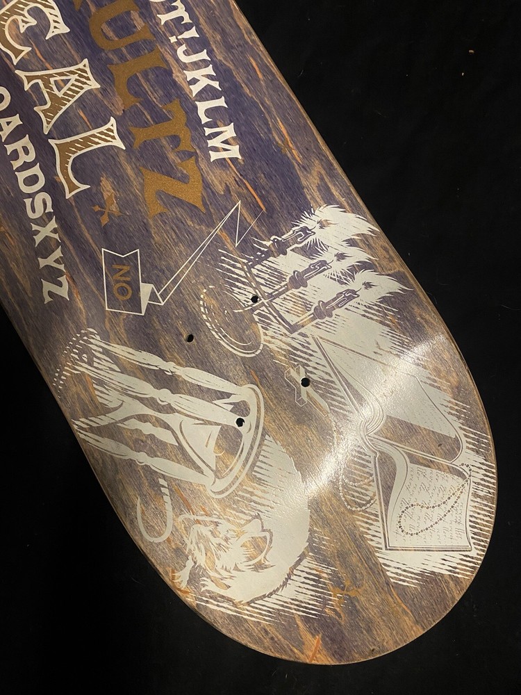 RARE J.T. Aultz Pro Model Coded Riot Real Skateboard Deck JT
