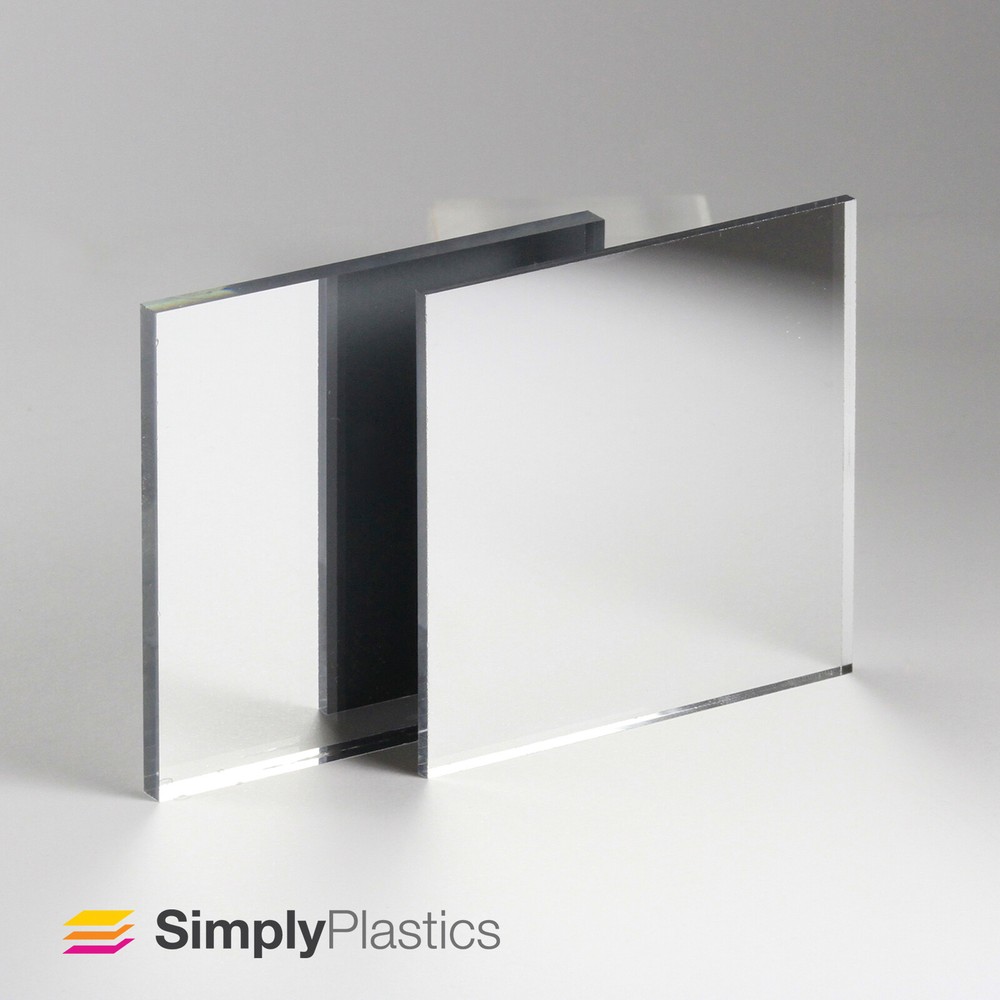 Perspex Acrylic Mirror Sheet / 610mm x 1220mm / 3mm