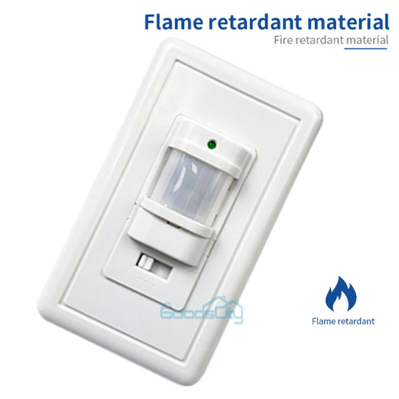 Body Infrared Motion Sensor Switch Detector LED Lamp Light Control Wall Mount
