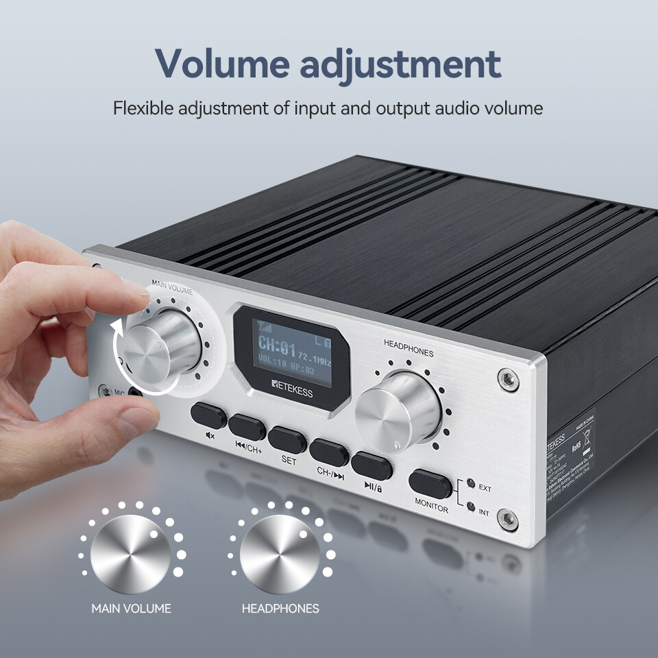 TT119 Desktop Transmitter Long Range Simultaneous Interpretation Equipment