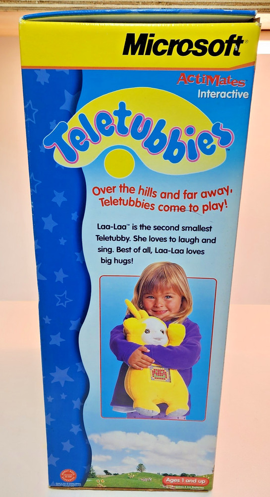 ActiMates 1998 Microsoft Interactive Teletubbies Laa-Laa with Box Tested Works