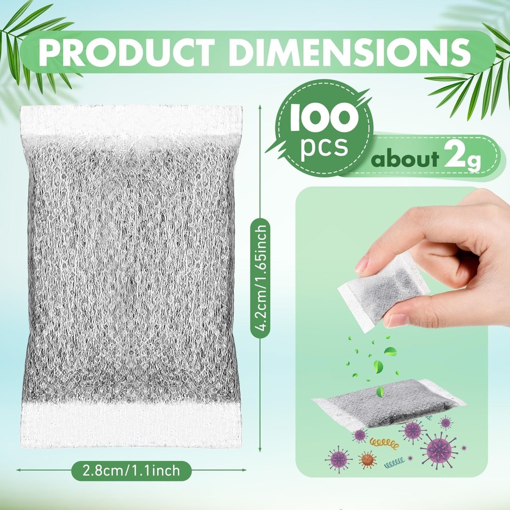 Coconut Shell Activated Charcoal Water Filter 100PCS for Distillers & Purifiers