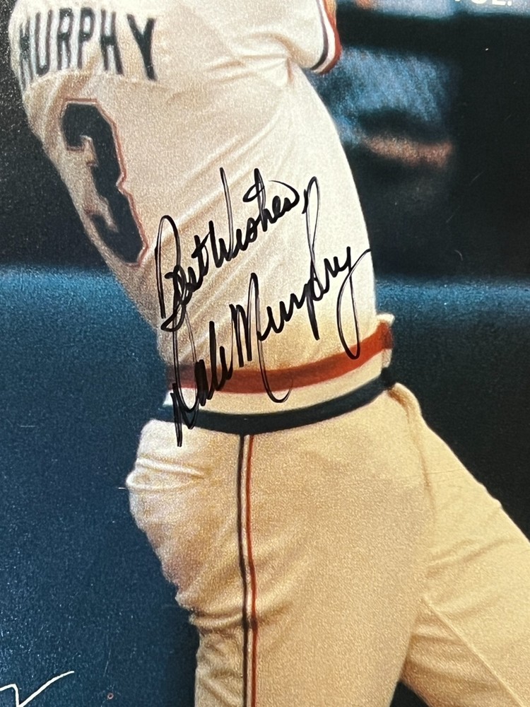 1982 Atlanta Braves Program Scorebook Signed Auto Dale Murphy JSA LOA