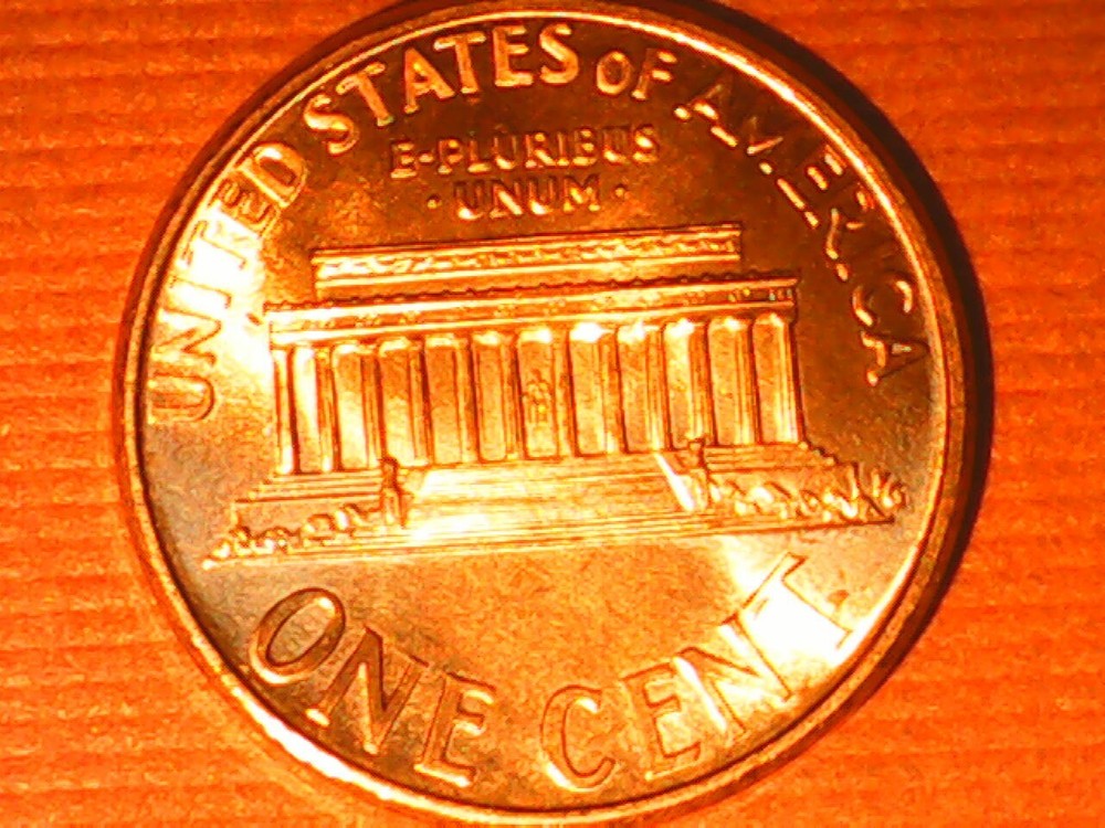 1995 Penny Die Crack, Die Chips Obverse