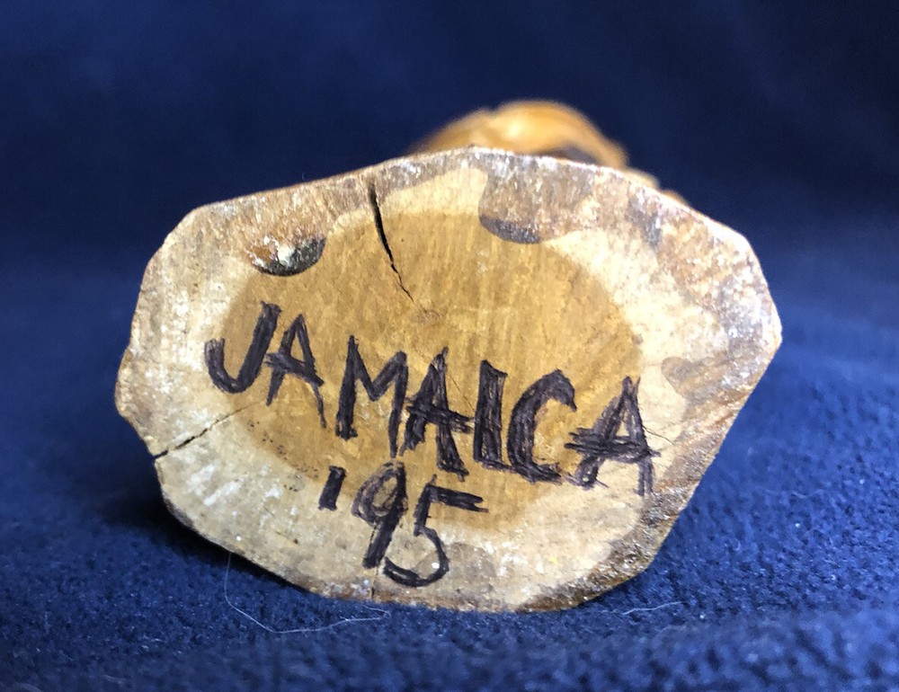 Carved Wooden Parrot From Jamaca