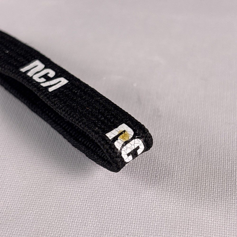 Vintage Matte Black RCA Video Camera Wristd Strap 5" Length