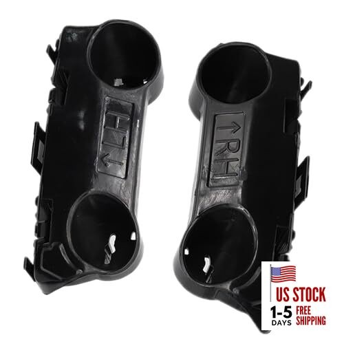 Pair Front Bumper Bracket Beam Mount Support Left & Right Compatible with