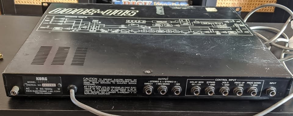 *READ DESCRIPTION* (UNTESTED) Vintage Korg SDD-3000 Programmable Digital Delay