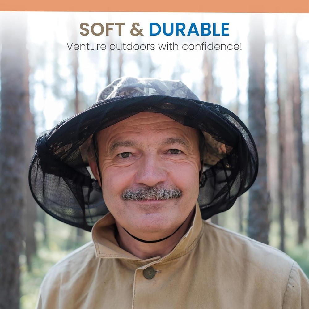 Mosquito Head Net - Ultra-Fine Bug Net for Maximum Head Protection – Lightwei...