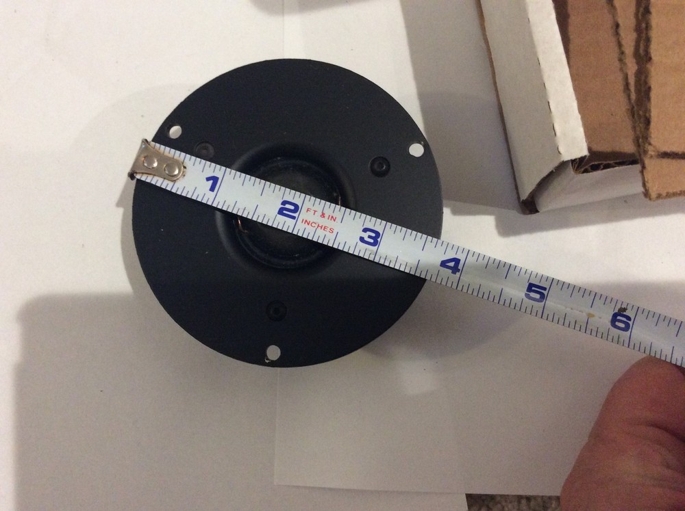 One Morel MDT 30 Liquid Cooled Soft Dome Tweeter