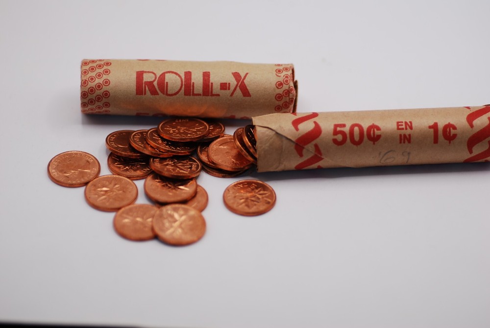 1963 Canada Penny  ROLL (50 coins) - UNCIRCULATED