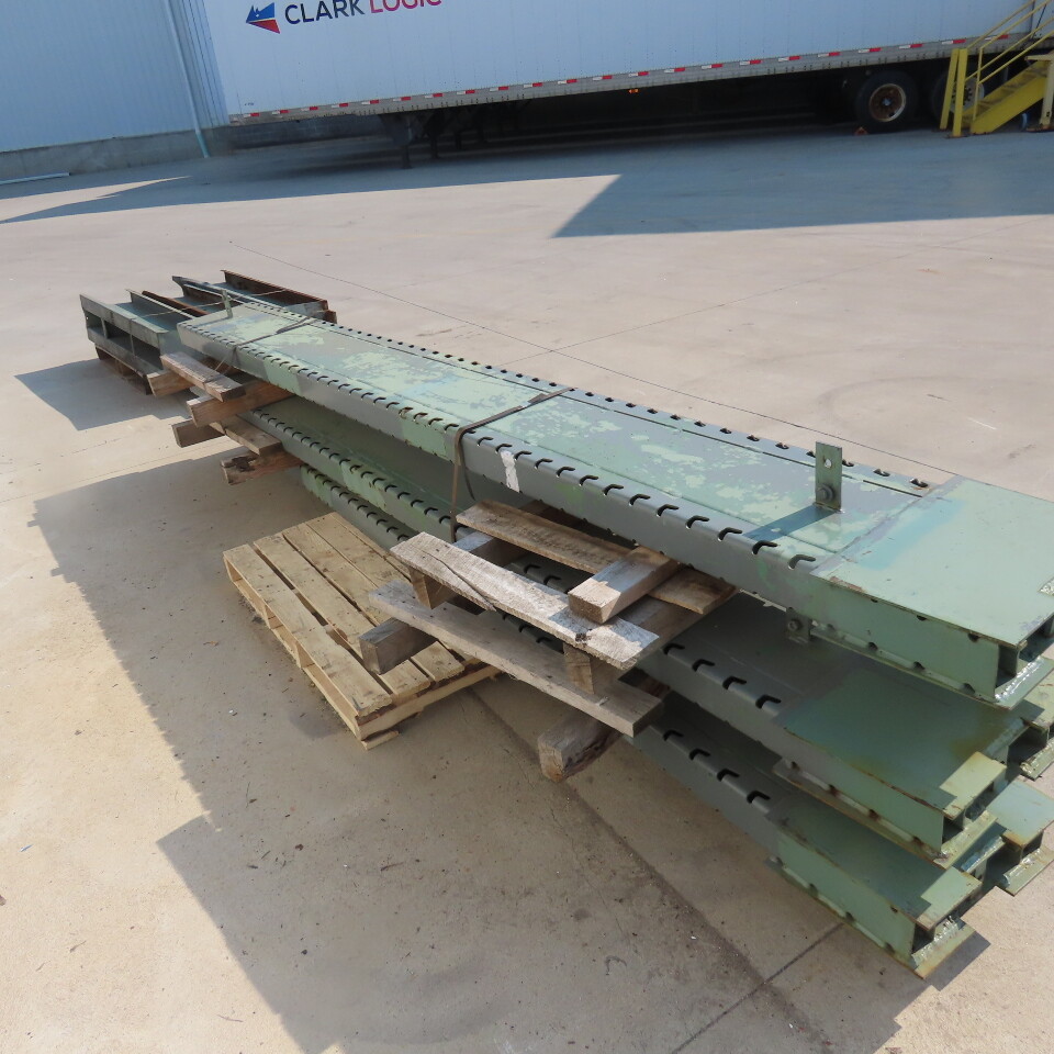 12' Tall Single Sided Cantilever Storage Rack 48" Deep 6' W In-between Arms