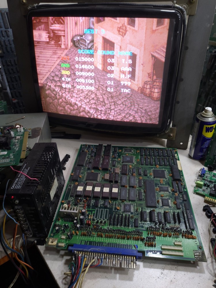 GROWL PCB TAITO WORKING