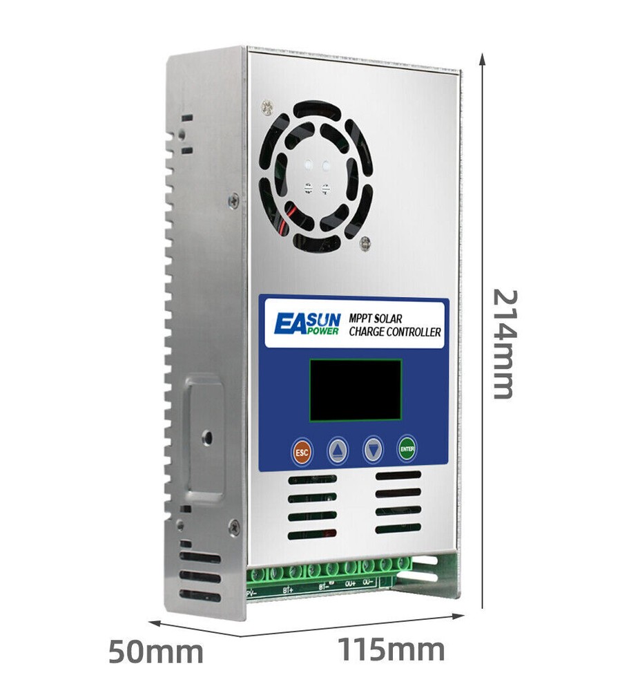 MPPT 60AMP Solar Charge Controller For 12V/24V /36V/48V DC Battery Regulator