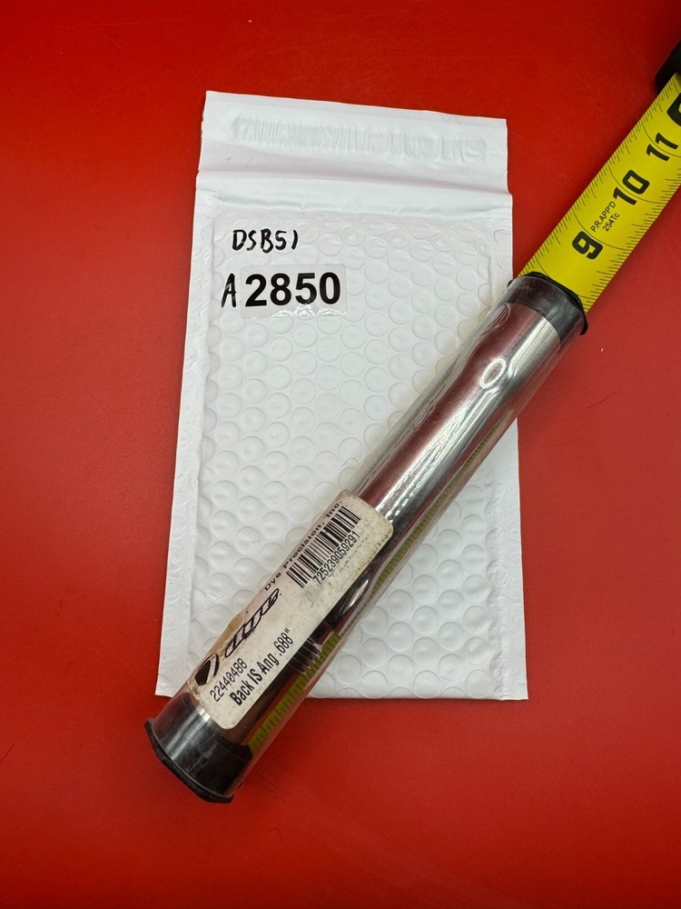 Dye SS Angel Threaded .688 Paintball Barrel Back - Silver